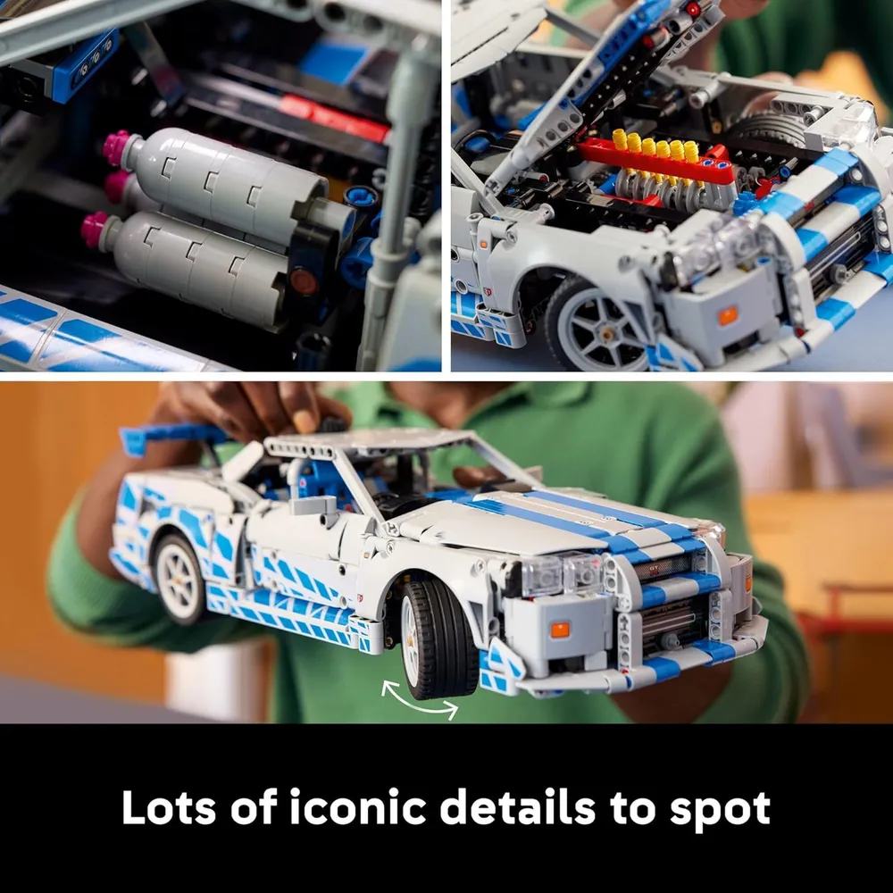 Lego Technic 2 Fast 2 Furious Nissan Skyline GT-R, modelo de coche