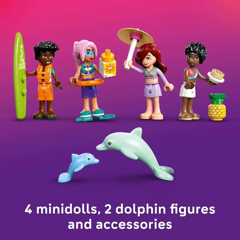 LEGO FRIENDS BARCO DE AVENTURAS CON DELFINES Y MINIMUÑECAS