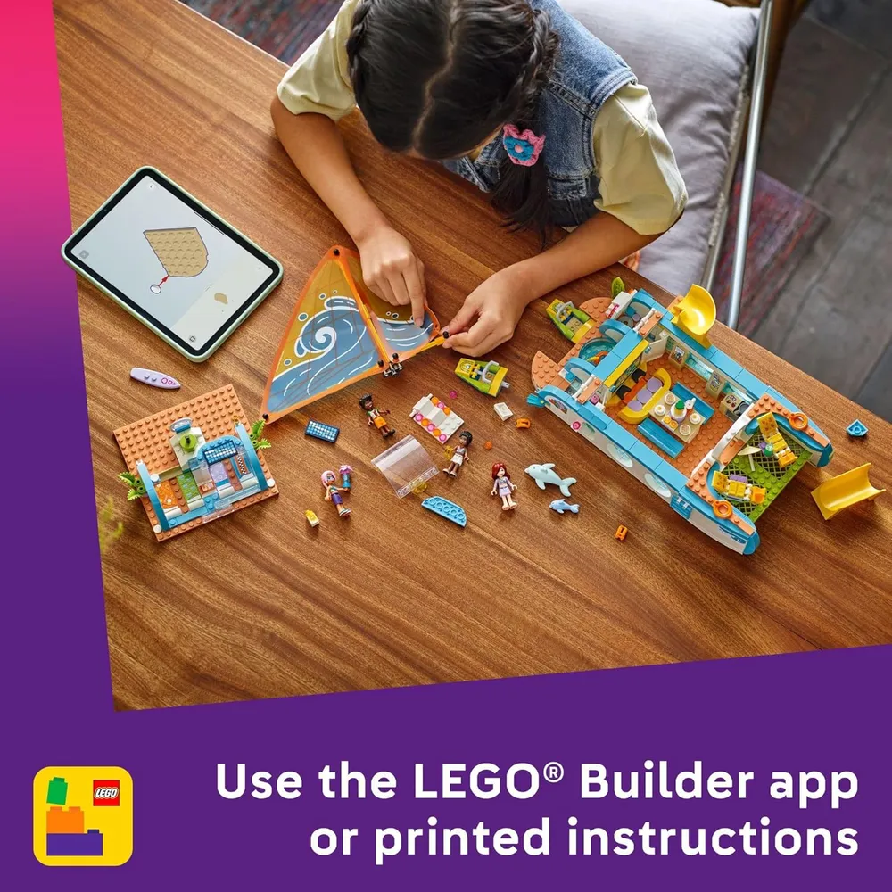 LEGO FRIENDS BARCO DE AVENTURAS CON DELFINES Y MINIMUÑECAS