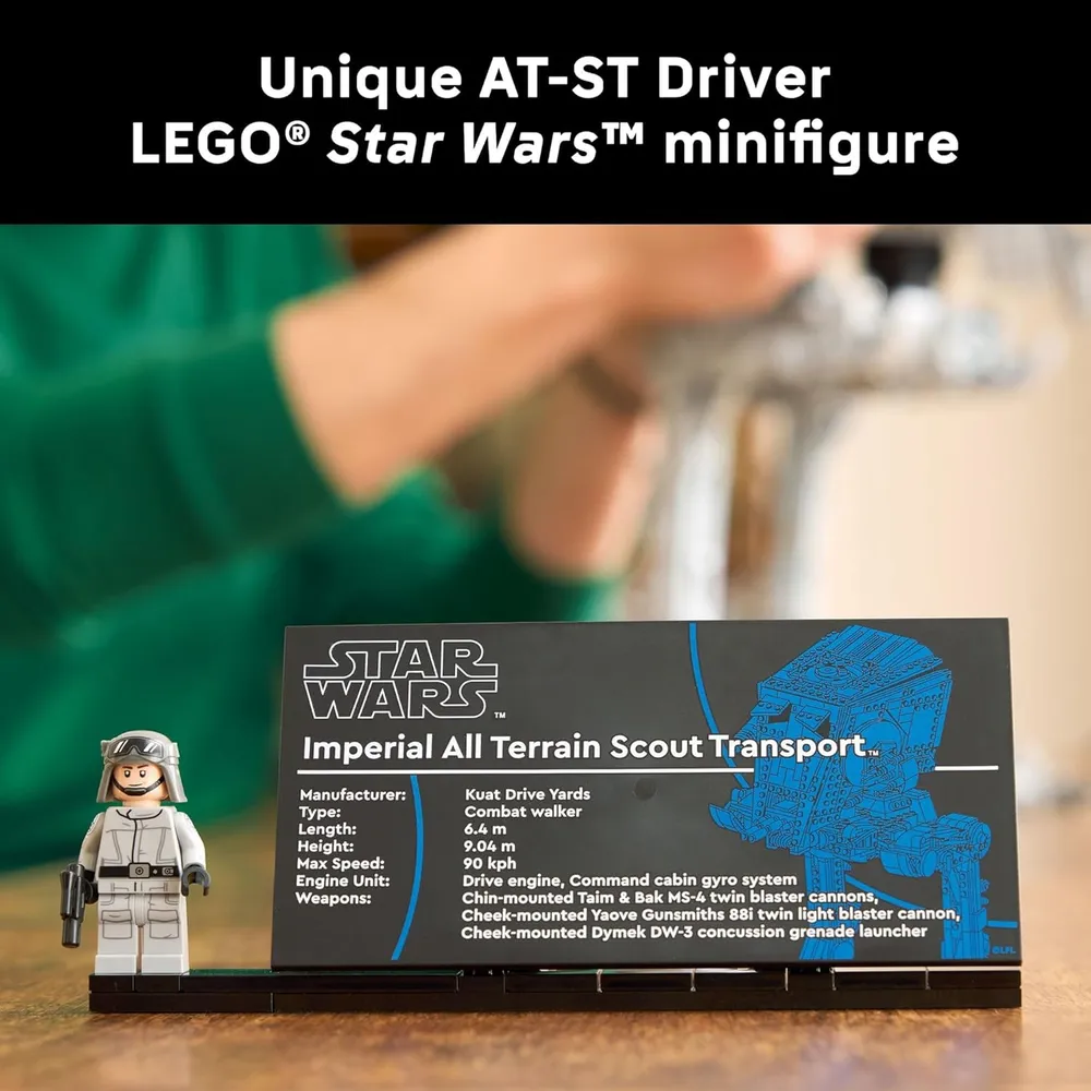 Lego Star Wars AT-ST Walker, set de construcción coleccionable para adultos