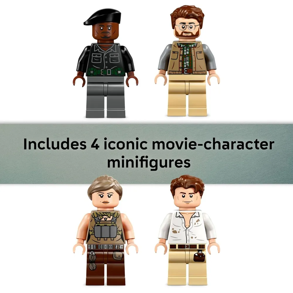Lego Jurassic World Misión Aérea, construcción con Spinosaurus y Quetzalcoatlus