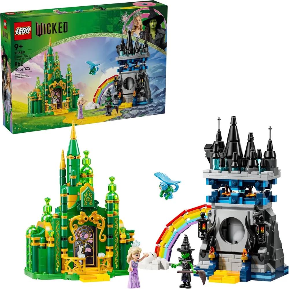 LEGO WICKED EMERALD CITY Y CASTILLO DE KIAMO KO CON FIGURAS