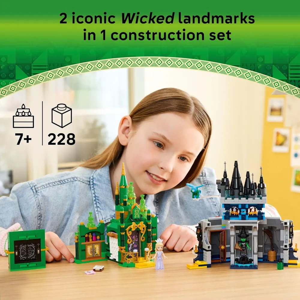 LEGO WICKED EMERALD CITY Y CASTILLO DE KIAMO KO CON FIGURAS