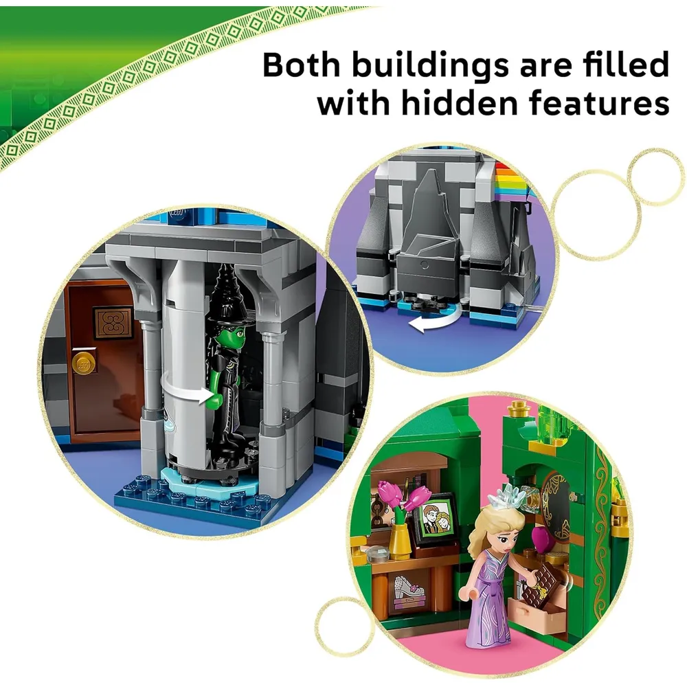 LEGO WICKED EMERALD CITY Y CASTILLO DE KIAMO KO CON FIGURAS