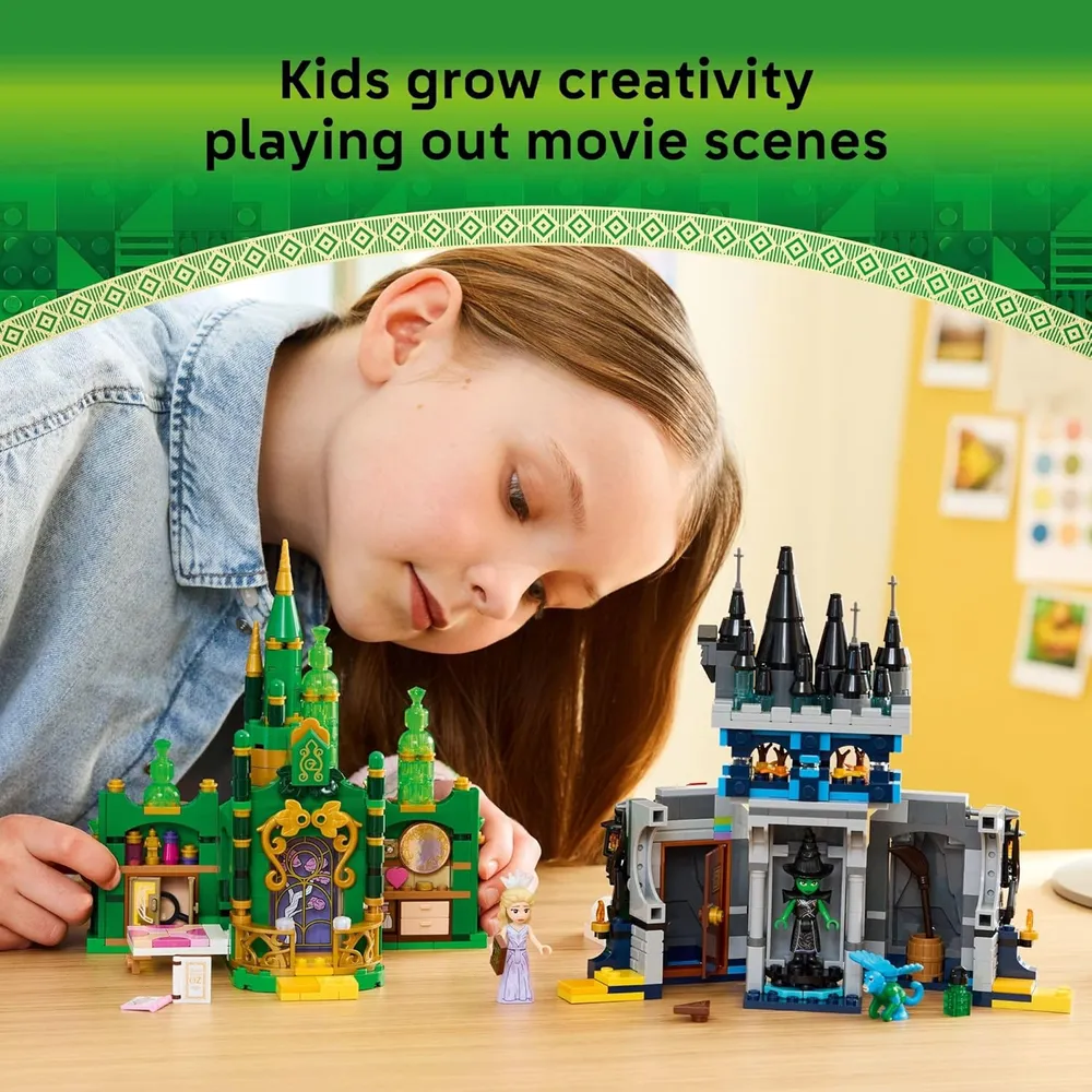LEGO WICKED EMERALD CITY Y CASTILLO DE KIAMO KO CON FIGURAS