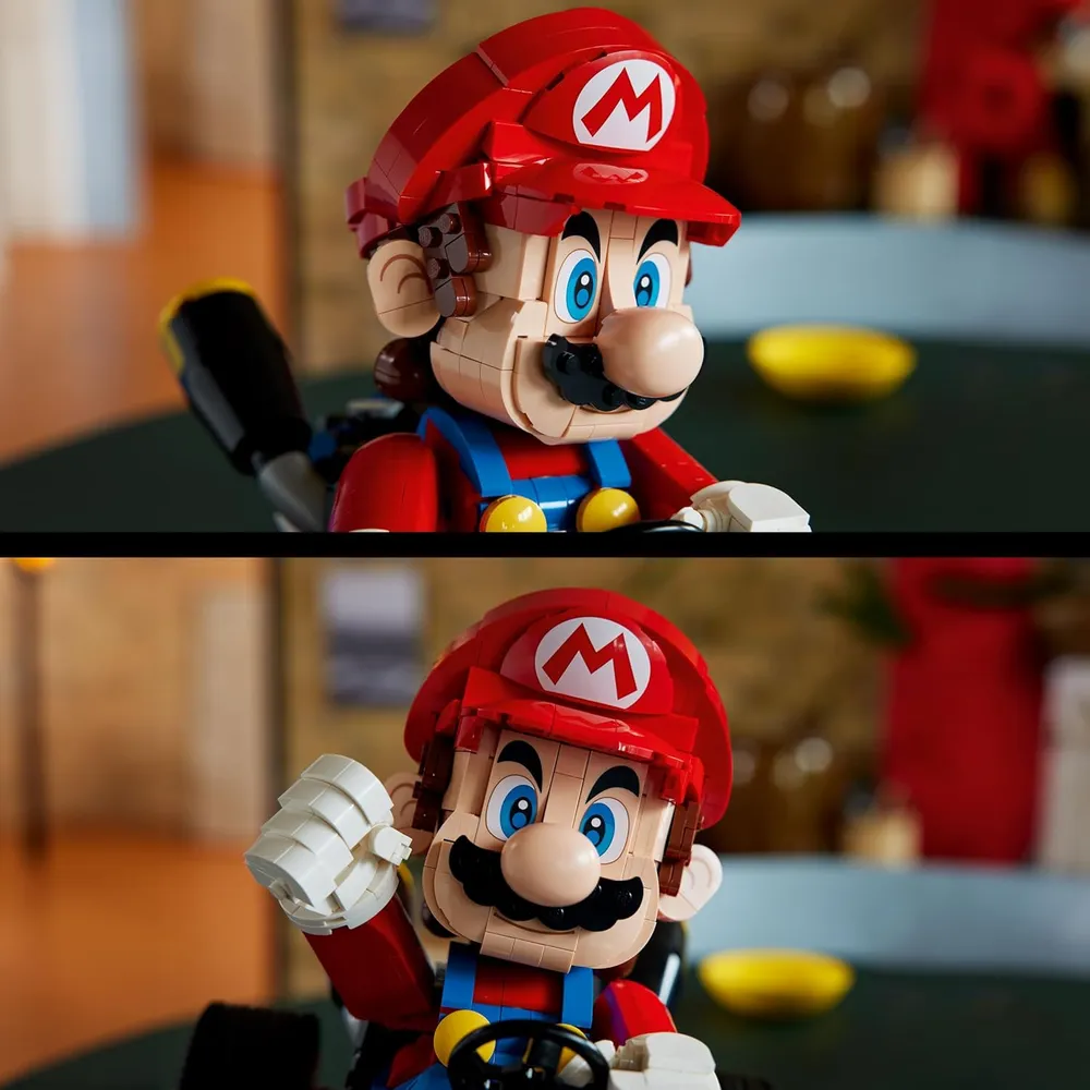 Lego Super Mario Mario Kart, set de construcción y decoración para adultos