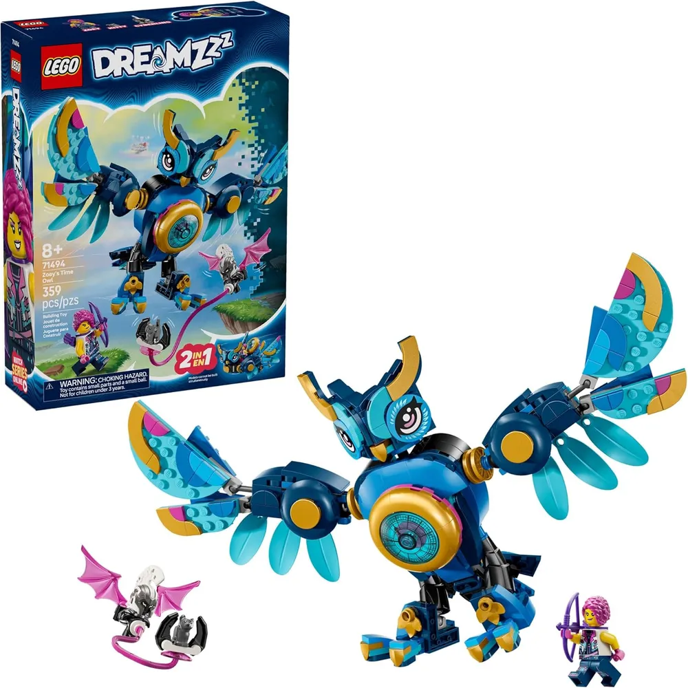 Lego Dreamzzz Zoey's Time Owl, set de construcción y juego narrativo