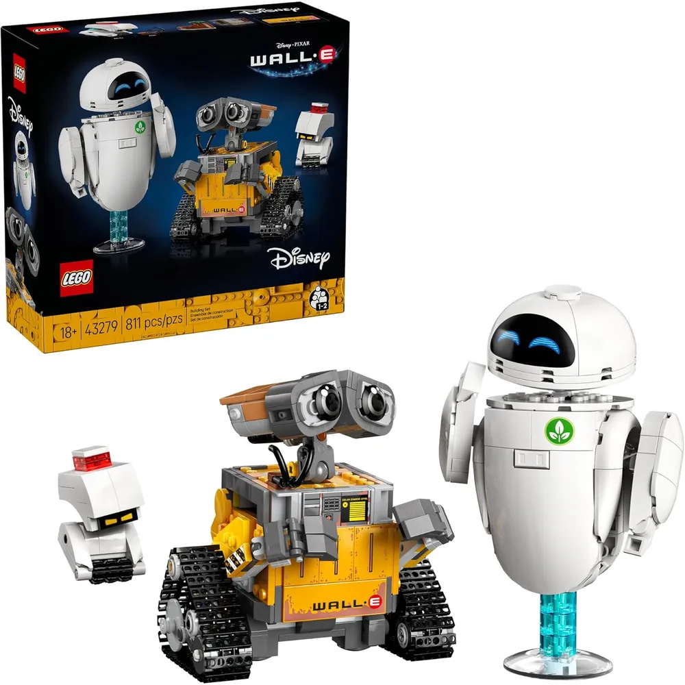 LEGO DISNEY PIXAR WALL-E Y EVE SET DE CONSTRUCCIÓN PARA ADULTOS