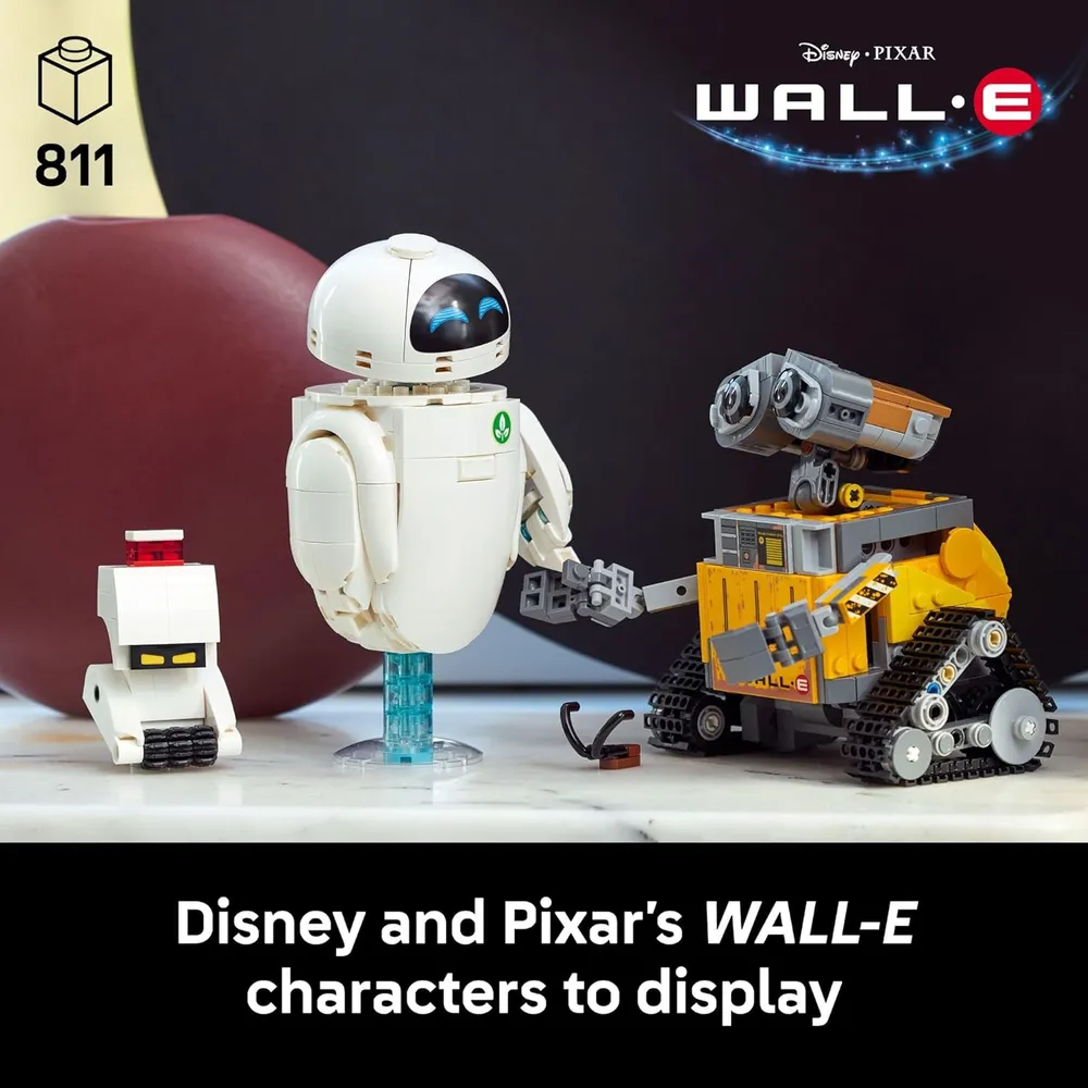 LEGO DISNEY PIXAR WALL-E Y EVE SET DE CONSTRUCCIÓN PARA ADULTOS