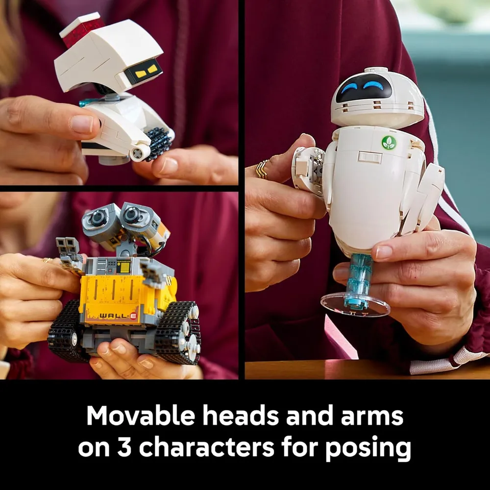 LEGO DISNEY PIXAR WALL-E Y EVE SET DE CONSTRUCCIÓN PARA ADULTOS