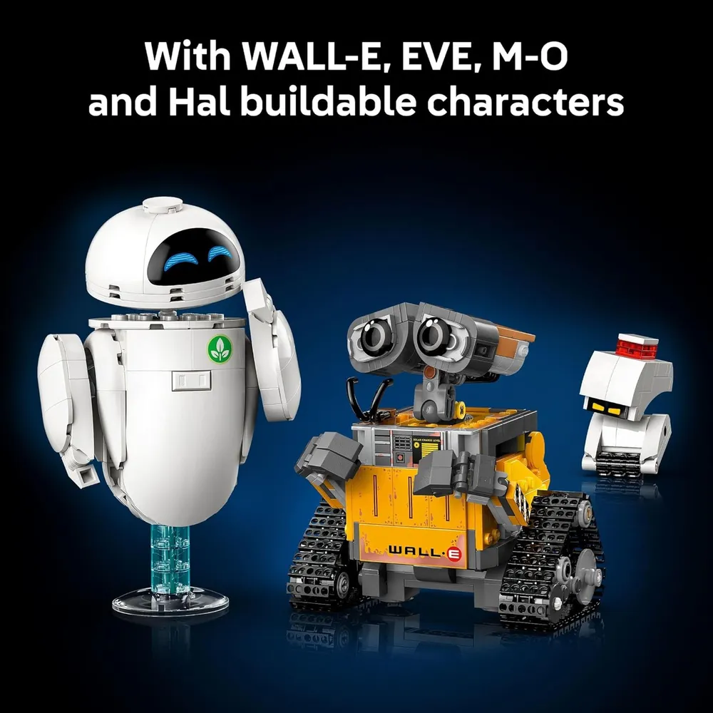 LEGO DISNEY PIXAR WALL-E Y EVE SET DE CONSTRUCCIÓN PARA ADULTOS