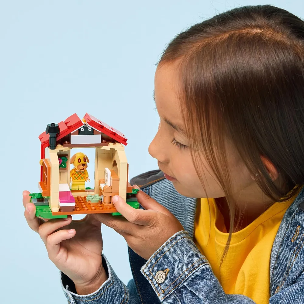 Lego Animal Crossing La acogedora casa de Goldie, set de construcción