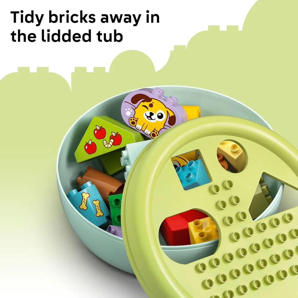 Lego Duplo Mi Primer Clasificador de Formas Casita de Perritos, juego educativo
