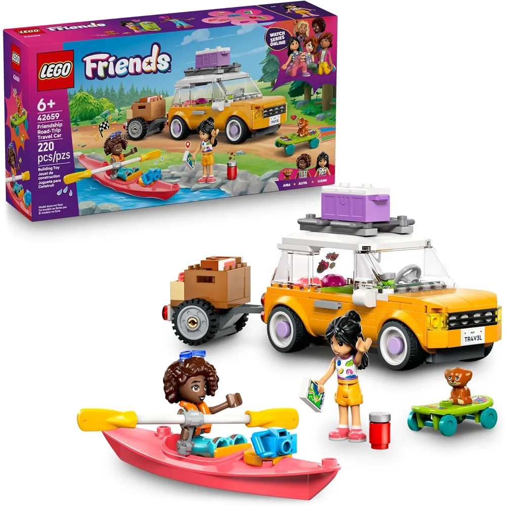 Lego Friends Coche de juguete para viajes por carretera, set construible