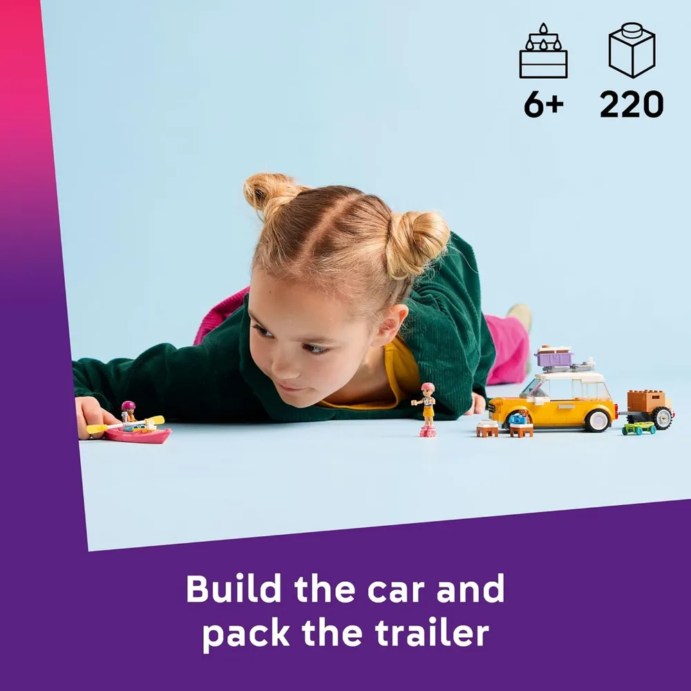 Lego Friends Coche de juguete para viajes por carretera, set construible
