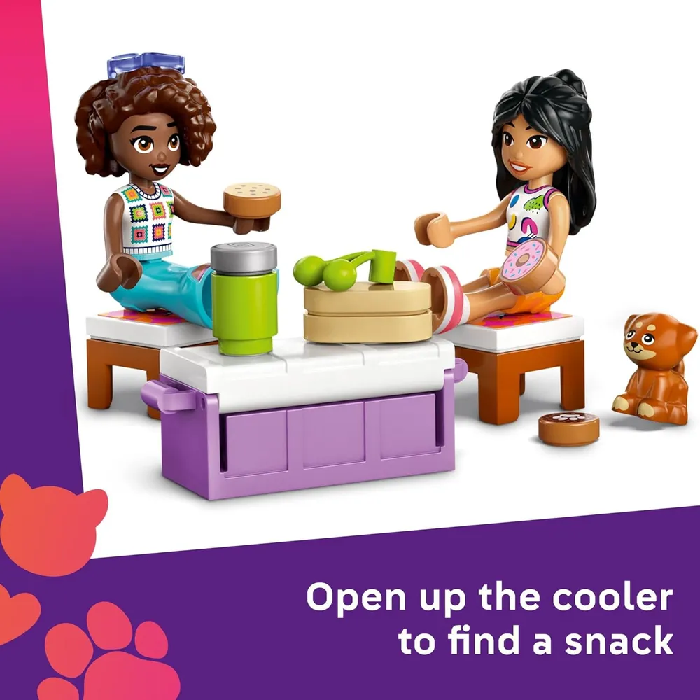 Lego Friends Coche de juguete para viajes por carretera, set construible