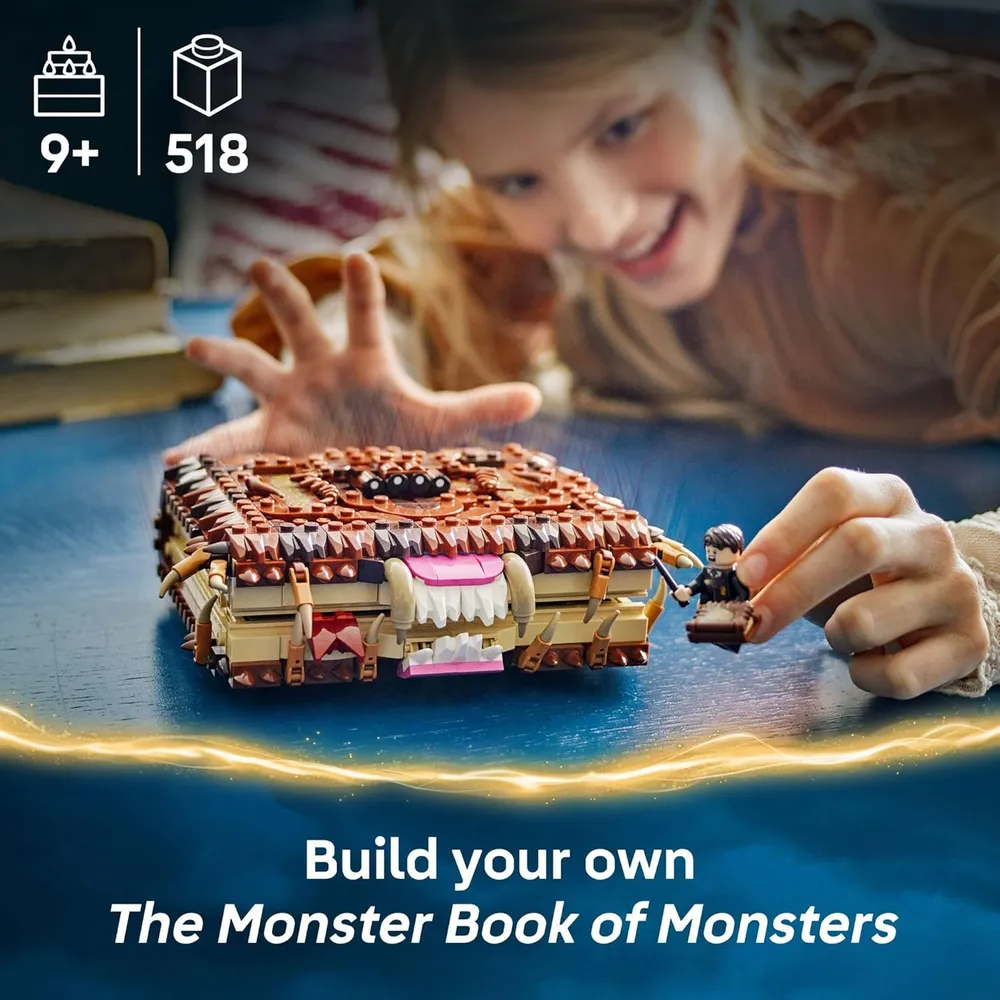 Lego Harry Potter Monstruo Mordedor Libro de los Monstruos, set de juego