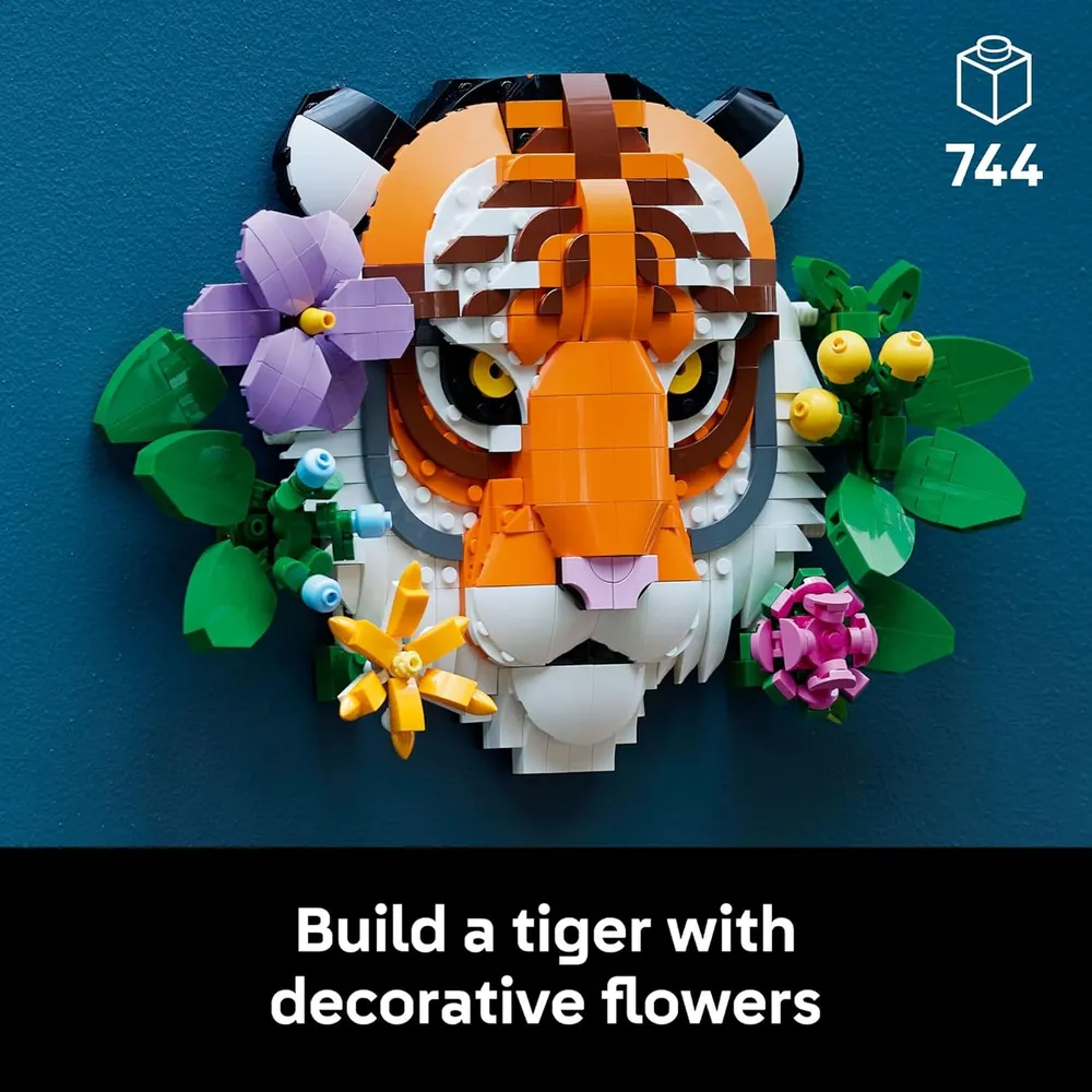 Lego Art Colección Fauna Tigre, set de construcción coleccionable para adultos