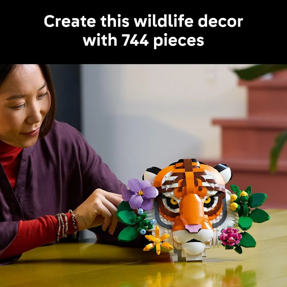 Lego Art Colección Fauna Tigre, set de construcción coleccionable para adultos