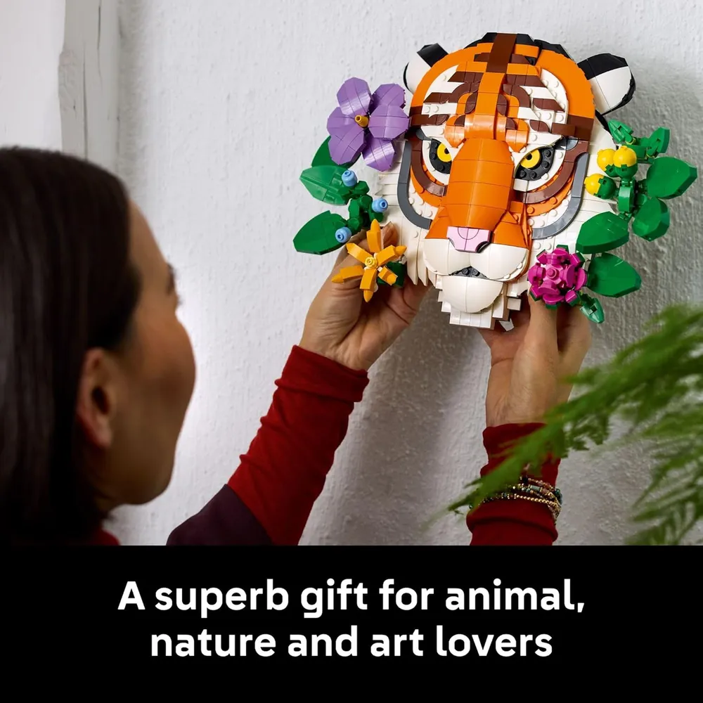 Lego Art Colección Fauna Tigre, set de construcción coleccionable para adultos