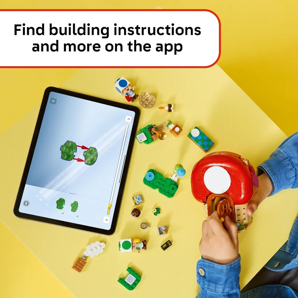 Lego Super Mario Party en casa de Toad, set de construcción con figuras