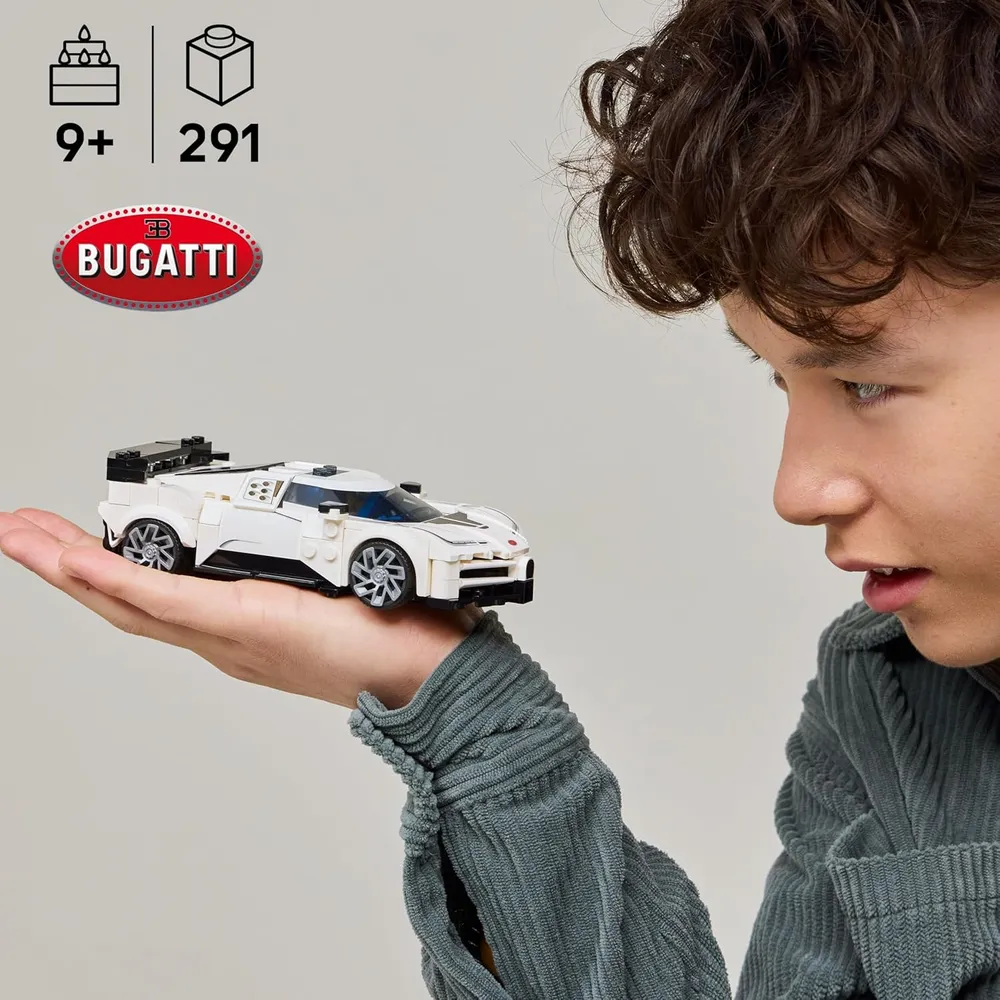 Lego Speed Champions Bugatti Centodieci, coche hiperdeportivo y set de construcción