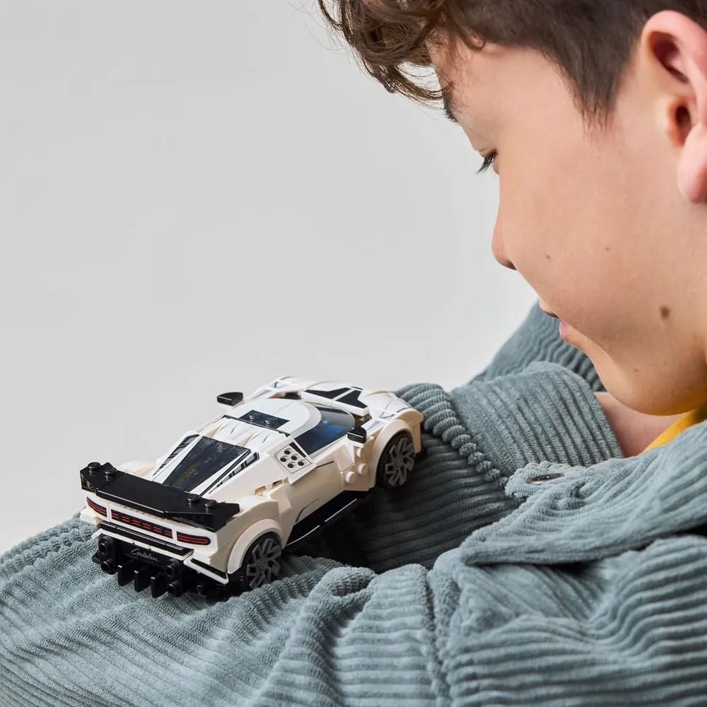 Lego Speed Champions Bugatti Centodieci, coche hiperdeportivo y set de construcción