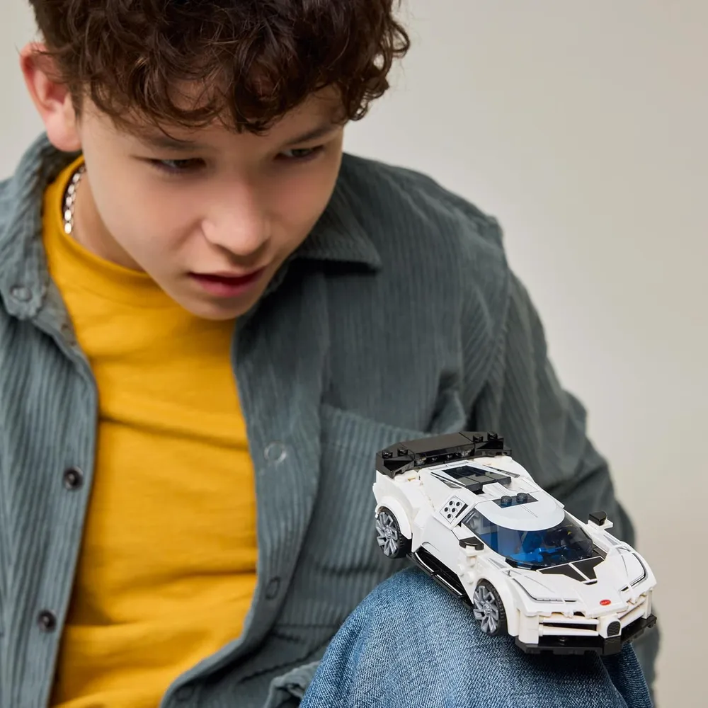 Lego Speed Champions Bugatti Centodieci, coche hiperdeportivo y set de construcción