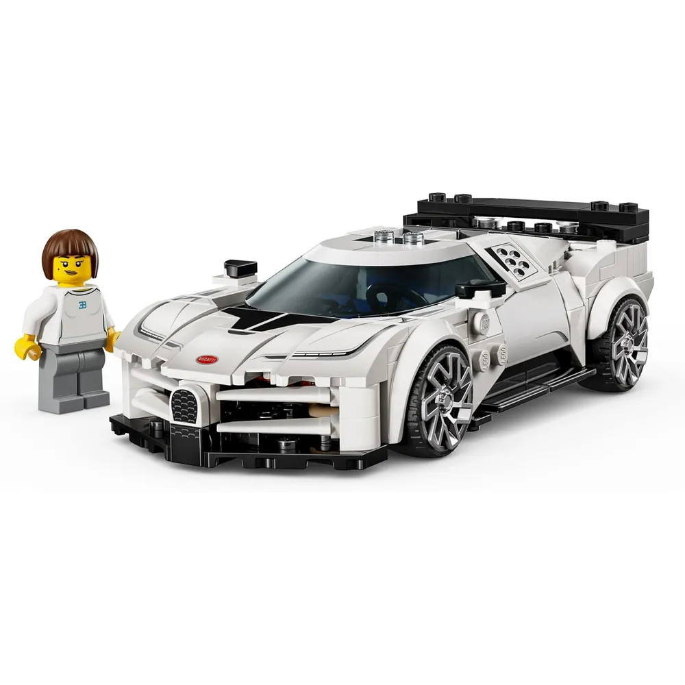 Lego Speed Champions Bugatti Centodieci, coche hiperdeportivo y set de construcción