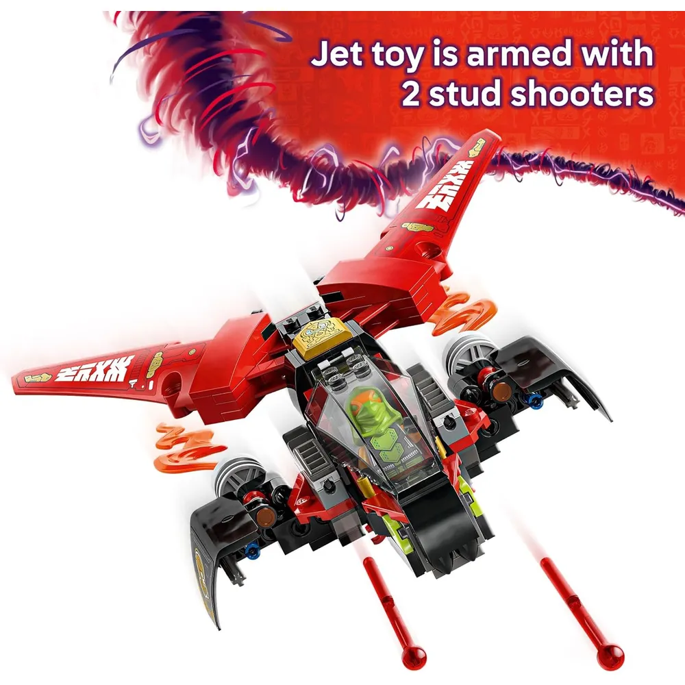 Vehículo de combate ninja Lego Ninjago 3 en 1, set de construcción con 6 minifiguras