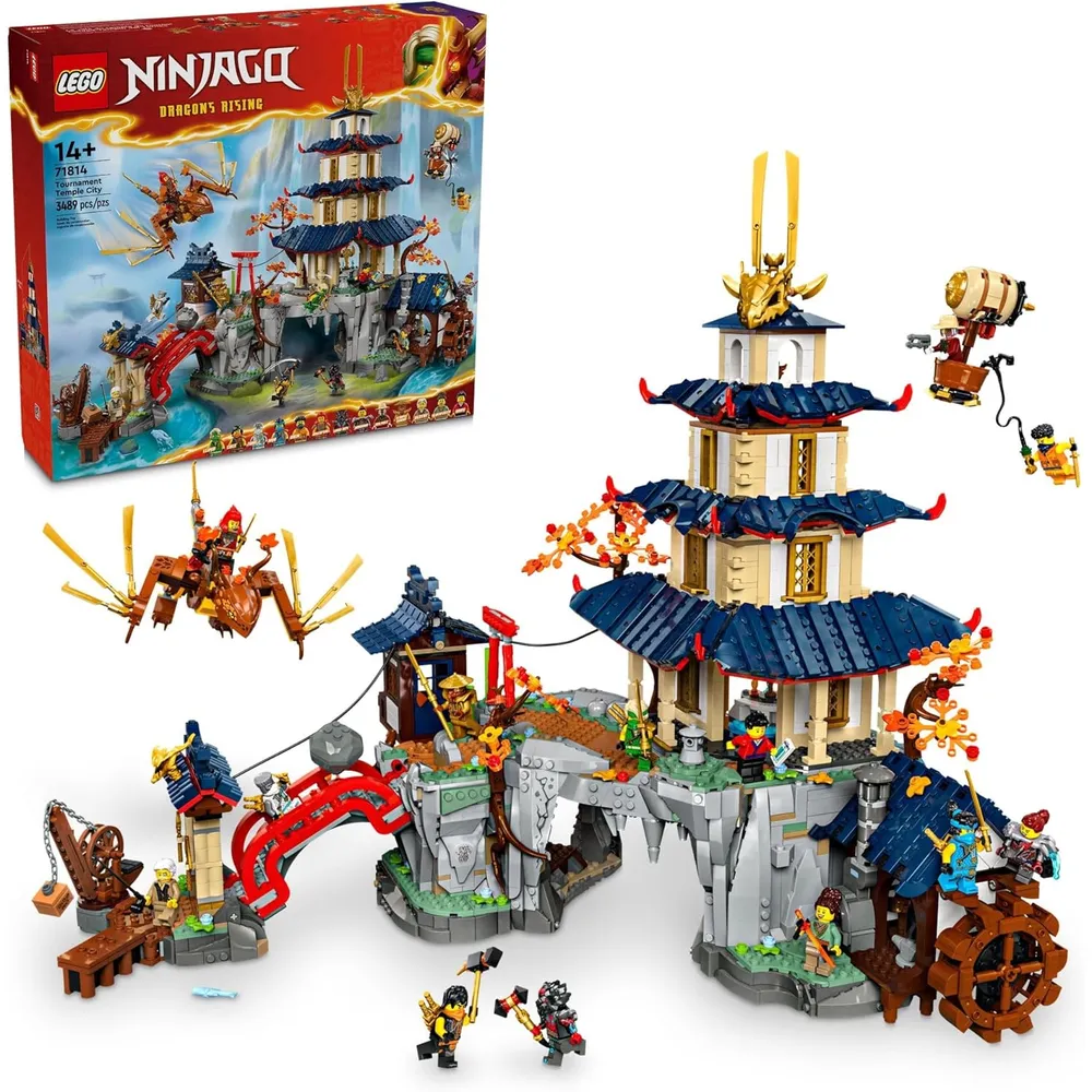 Lego Ninjago Templo del Torneo, set de construcción y juego Dragons Rising