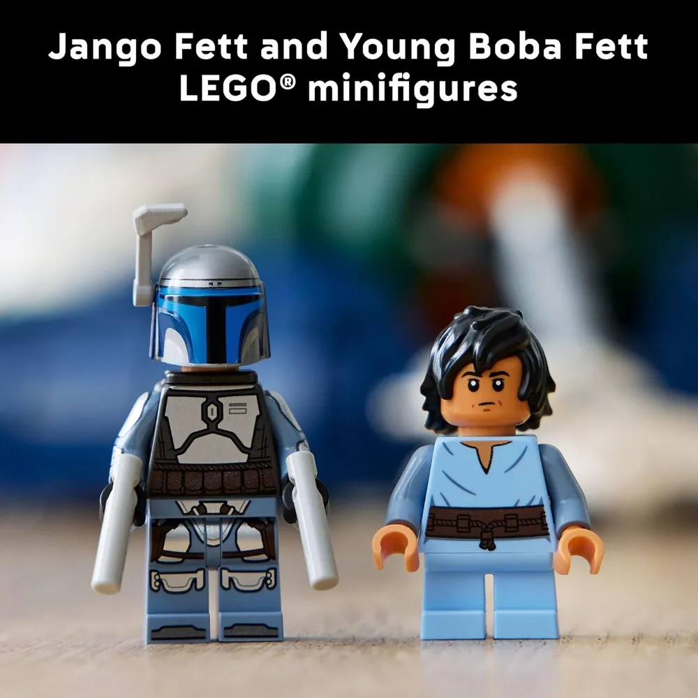 Lego Star Wars Nave espacial clase Firespray de Jango Fett, set de construcción para adultos