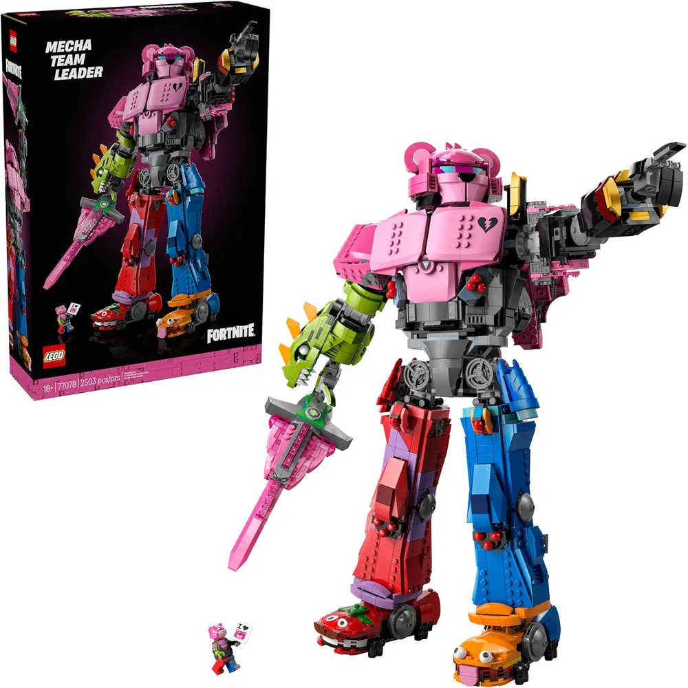 Lego Fortnite Mecha Líder del Equipo, set de construcción coleccionable para fans