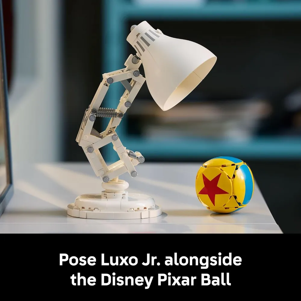 Lego Luxo Jr. Disney Pixar, construcción para adultos, decoración de escritorio
