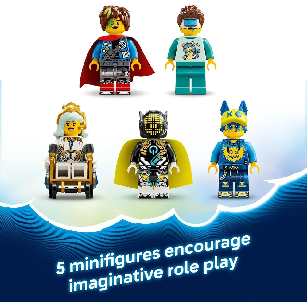 Lego Dreamzzz Submarino Tiburón Pesadilla, construcción y juego de simulación