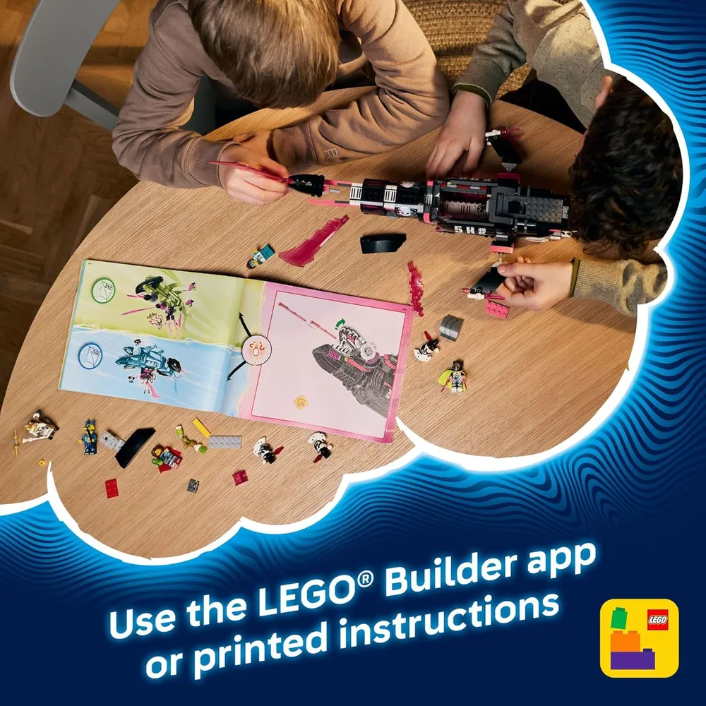 Lego Dreamzzz Submarino Tiburón Pesadilla, construcción y juego de simulación
