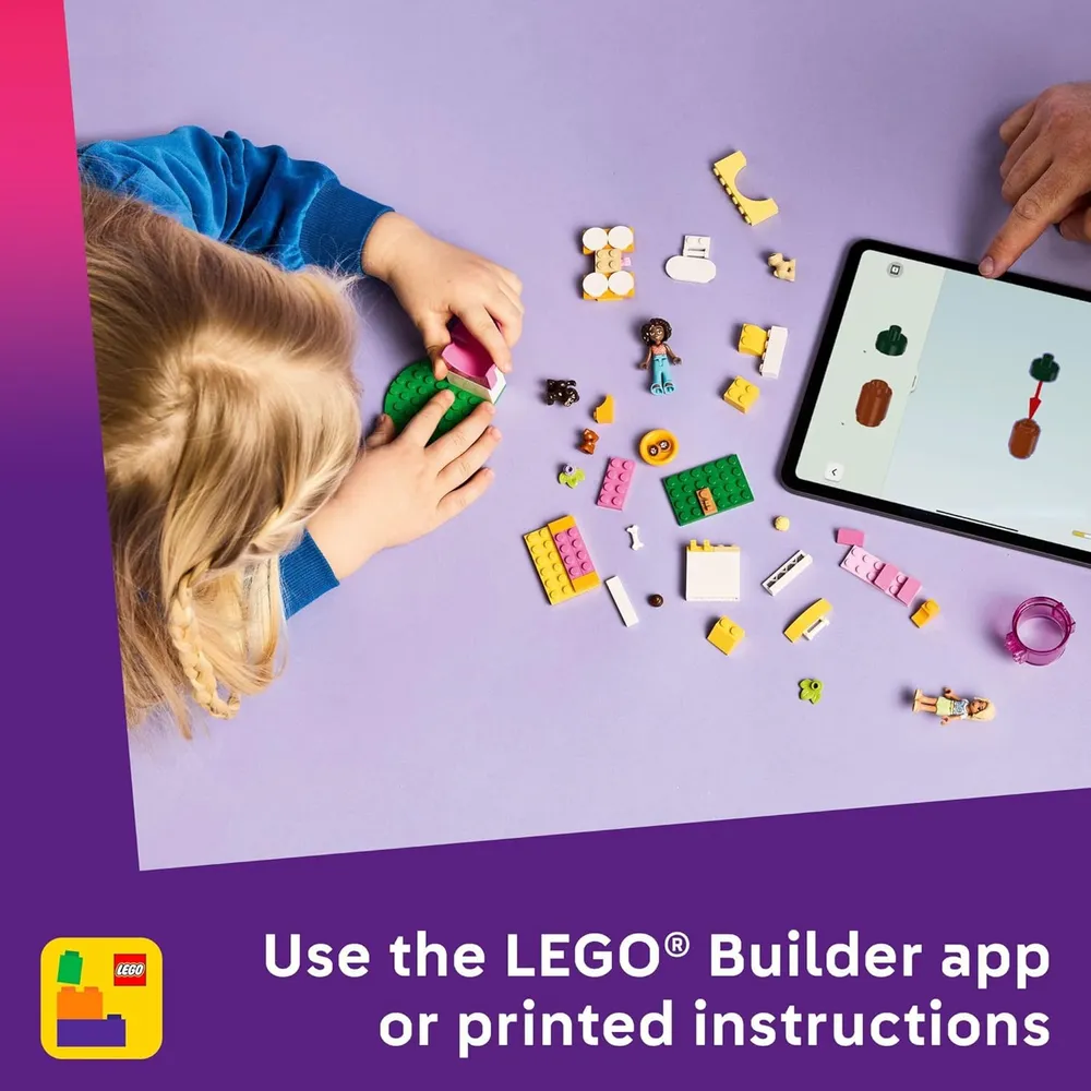 Lego Friends Parque de cachorros, construcción y juego con perros y minimuñecas