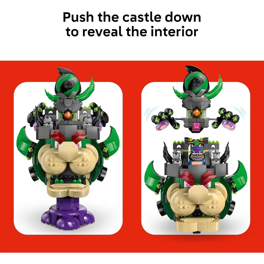 Lego Super Mario Príncipe Florian y Castillo de Bowser, construcción con figuras