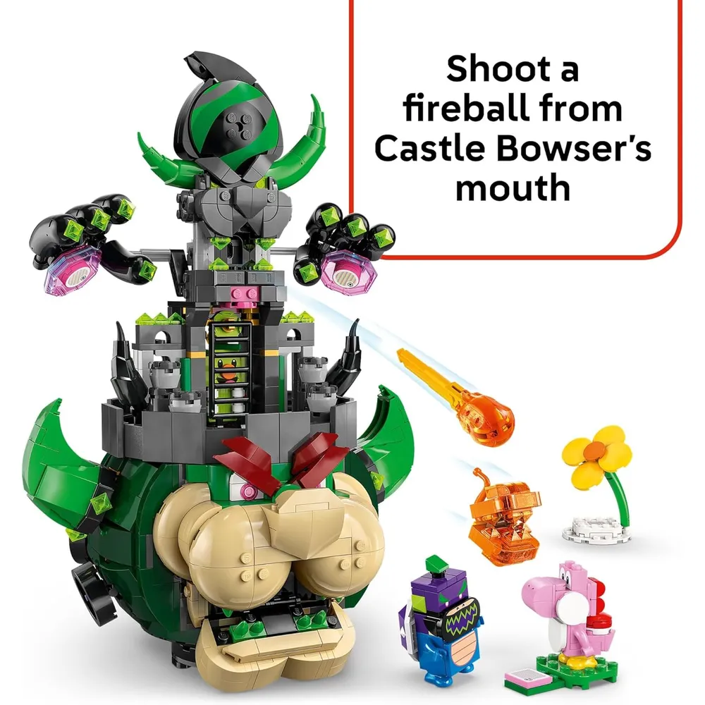Lego Super Mario Príncipe Florian y Castillo de Bowser, construcción con figuras