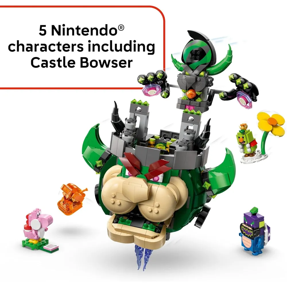 Lego Super Mario Príncipe Florian y Castillo de Bowser, construcción con figuras