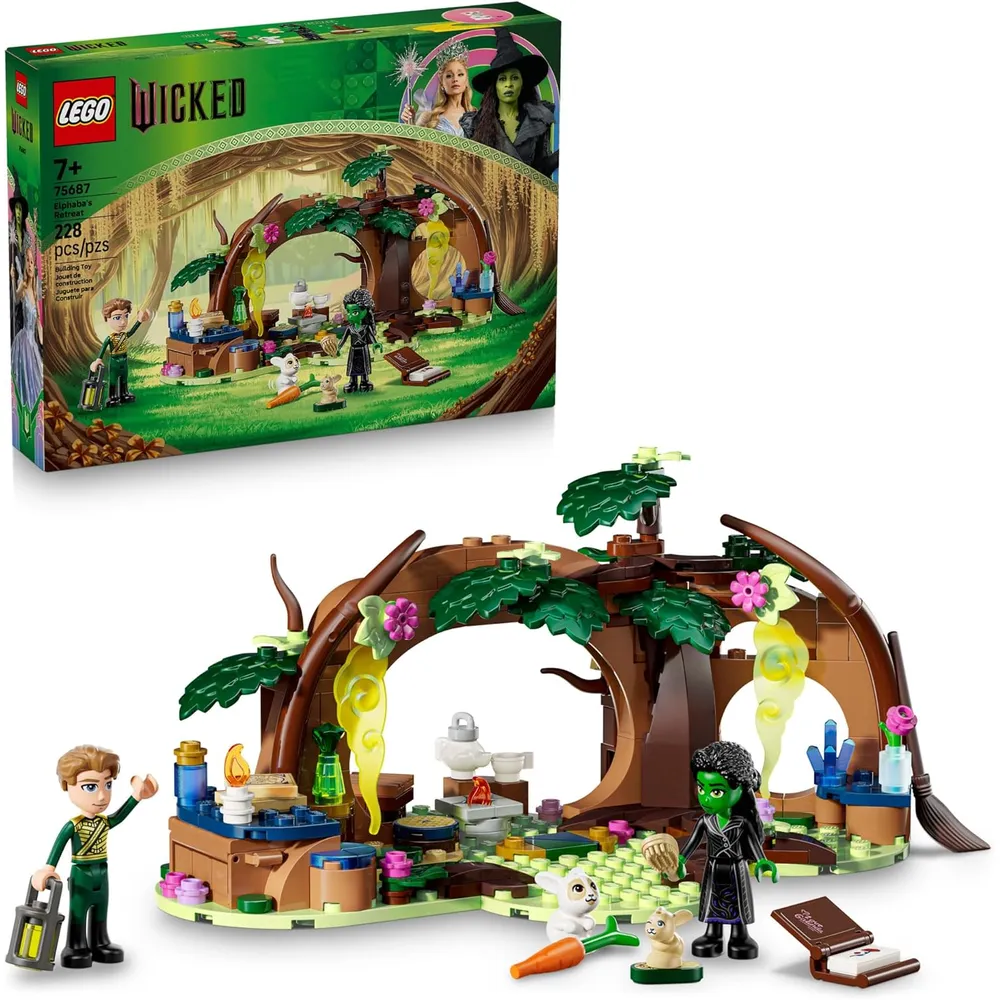 Lego Refugio de la Malvada Elphaba, construcción con figuras y amigos del bosque