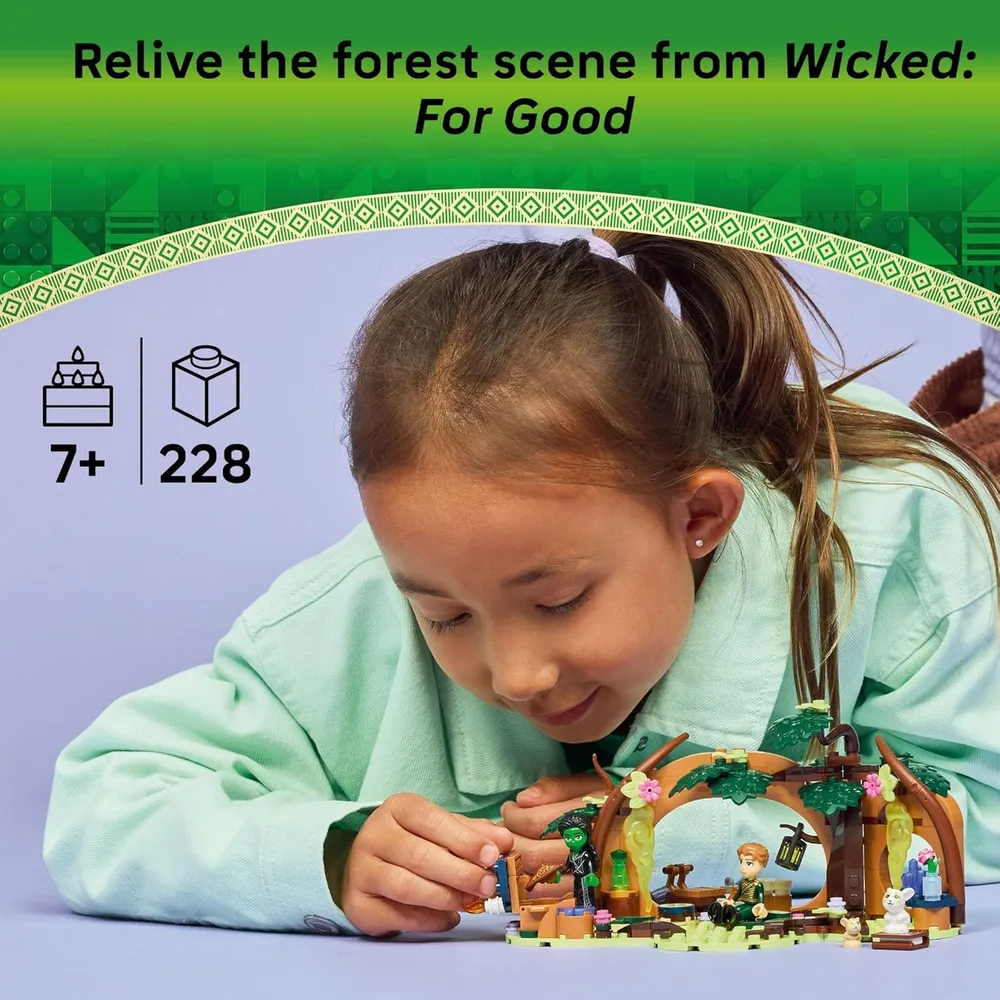Lego Refugio de la Malvada Elphaba, construcción con figuras y amigos del bosque