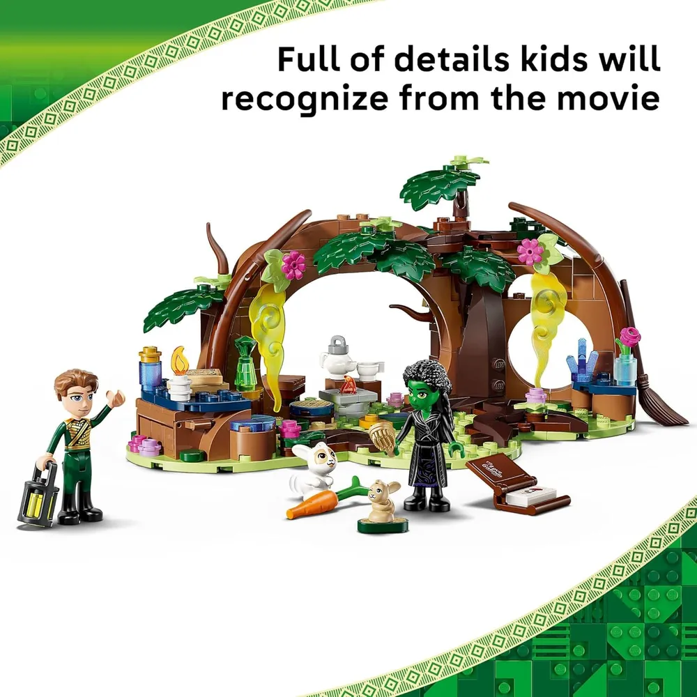 Lego Refugio de la Malvada Elphaba, construcción con figuras y amigos del bosque