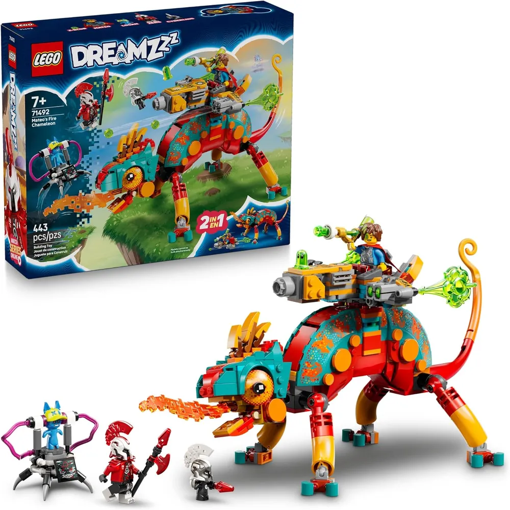 LEGO DREAMZZZ CAMALEÓN DE FUEGO DE MATEO 2 MODOS DE JUEGO