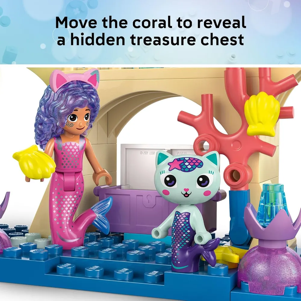 Lego Gabby's Dollhouse Sirena, aventura en el acuario con mini muñecas