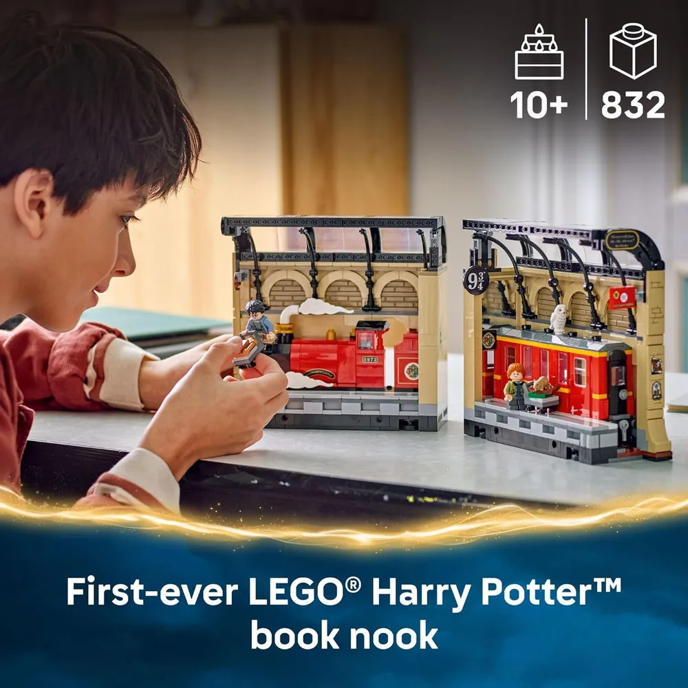 Lego Harry Potter Rincón de lectura, Expreso de Hogwarts con minifiguras