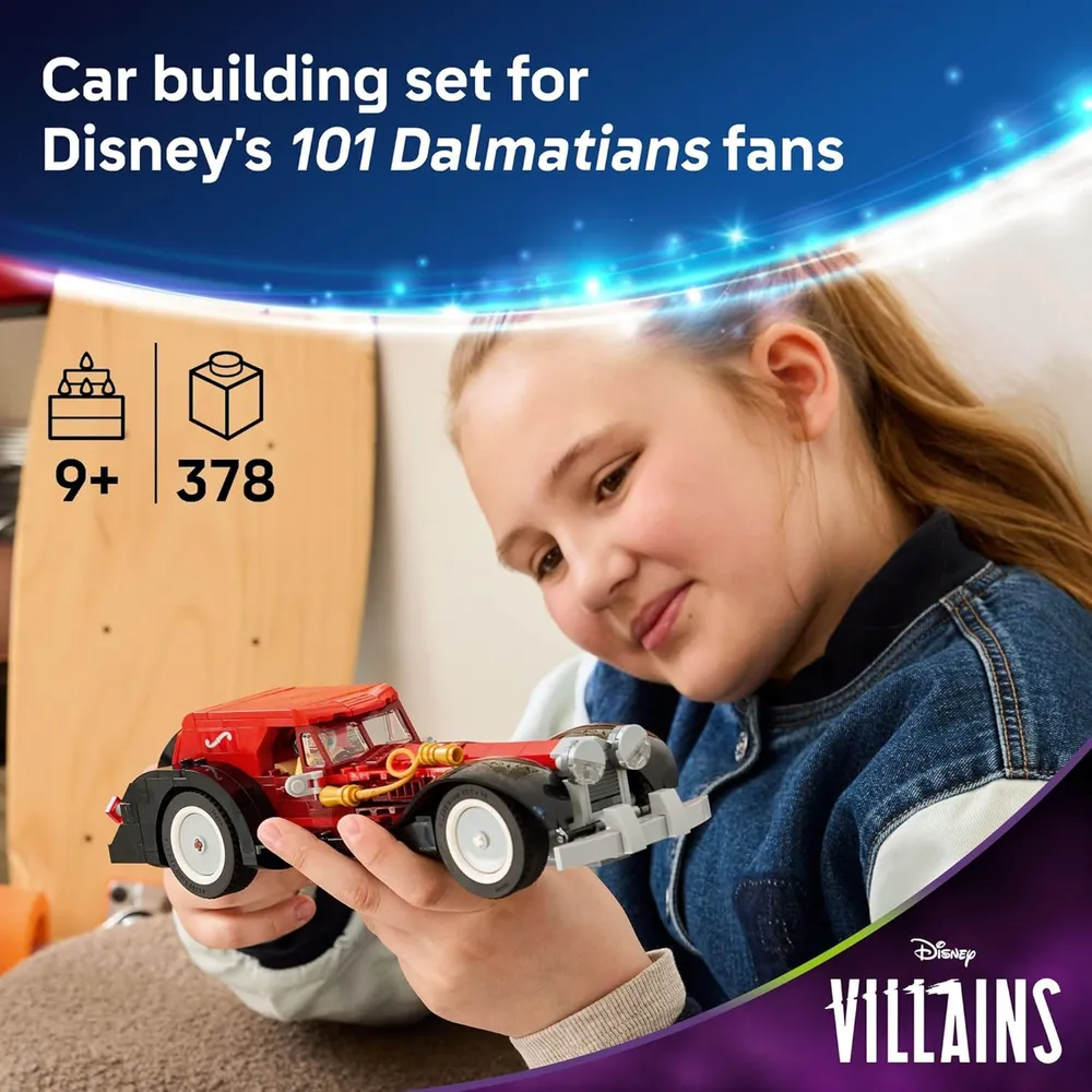 LEGO DISNEY COCHE DE CRUELLA DE VIL 101 DÁLMATAS