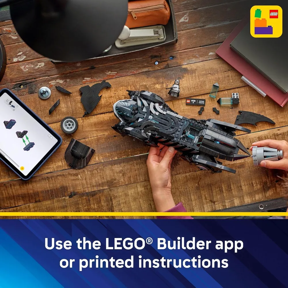 Lego DC Batman Batmóvil Forever, juguete de construcción con minifigura
