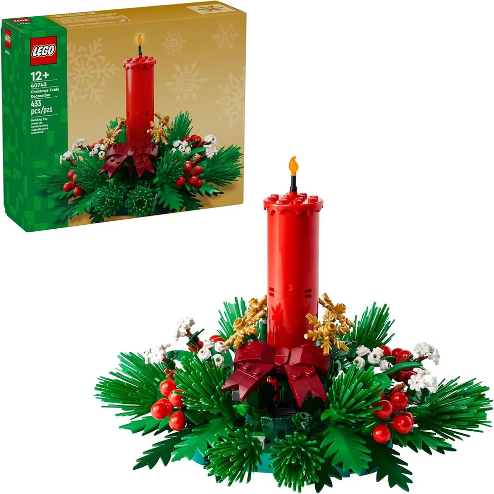 LEGO NAVIDAD CENTRO DE MESA Y DECORACIÓN