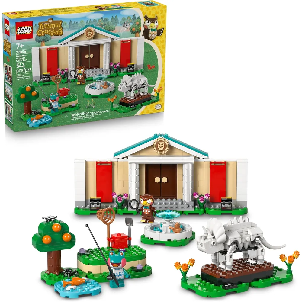 Lego Animal Crossing Museo de Sócrates, construcción y juego con 2 figuras